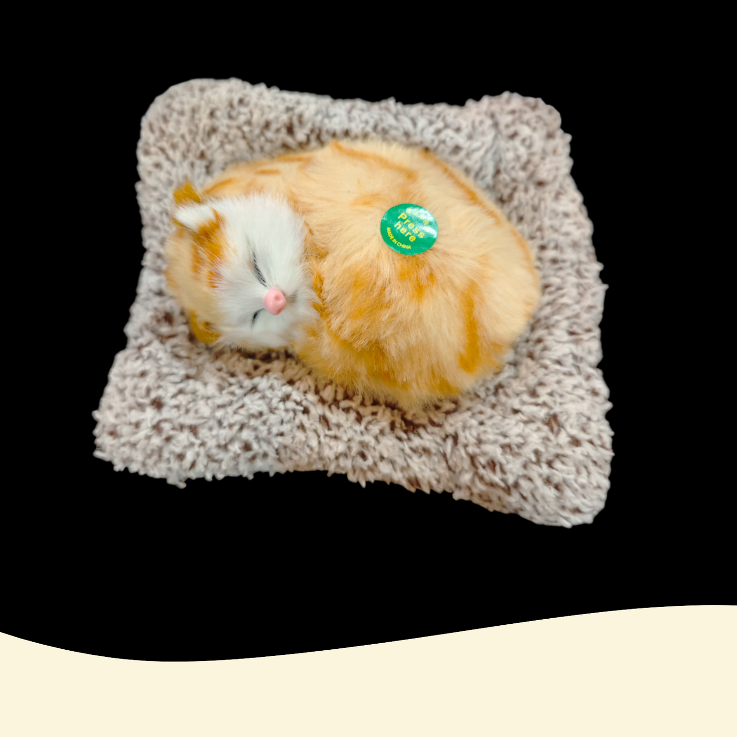Sleeping cat toy