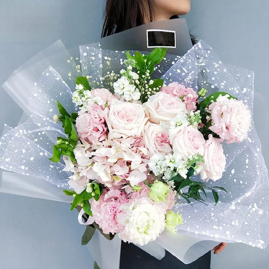 White Color Snow Tissue(Organza) Net
