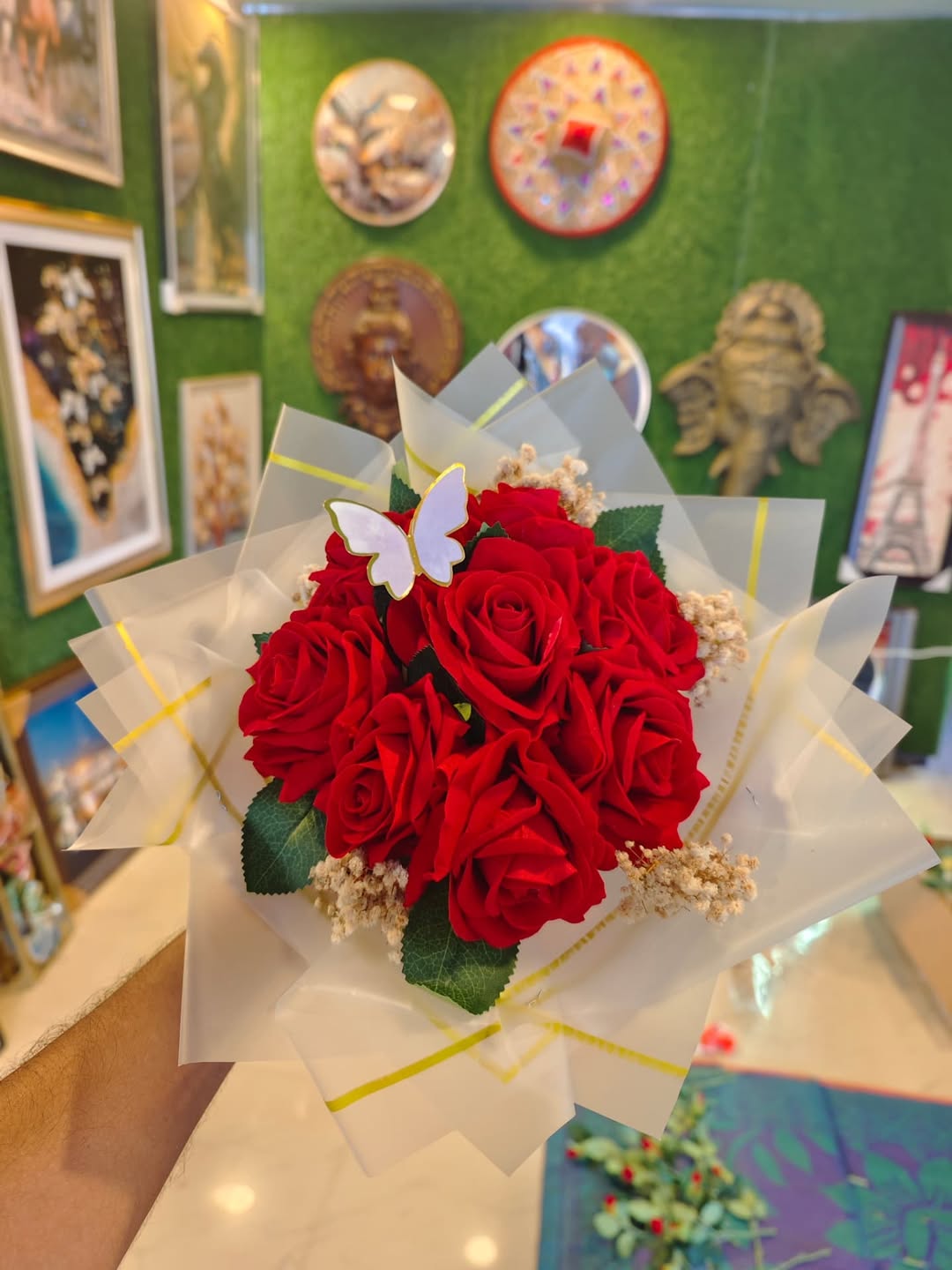Artificial / riibon Bouquet
