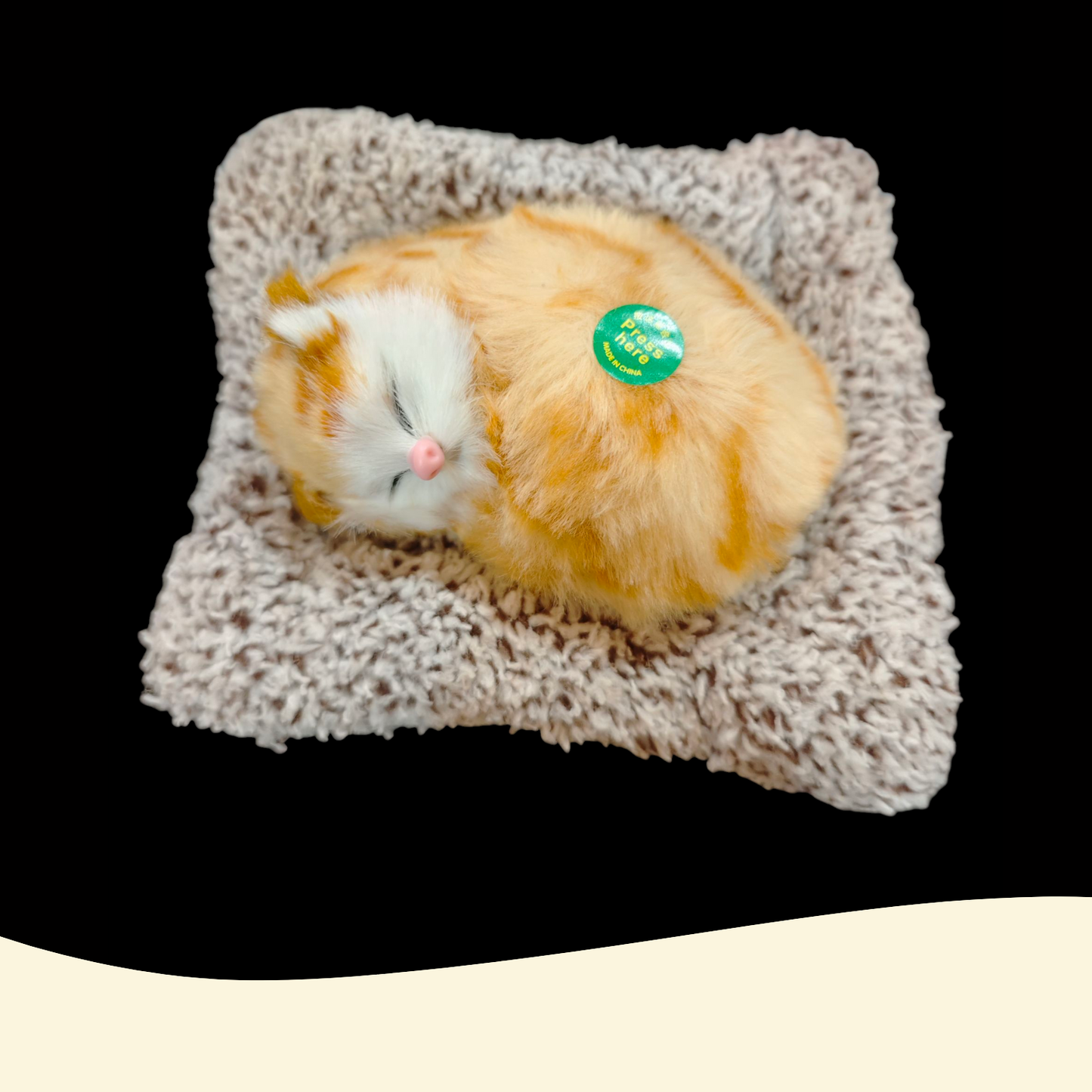 Sleeping cat toy